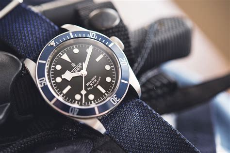 tudor black bay fabric strap